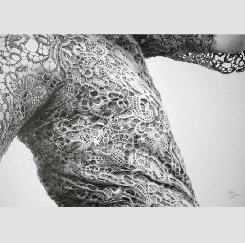 Milena Tsochkova o.T. Bleistift Papier 40x50cm 2017